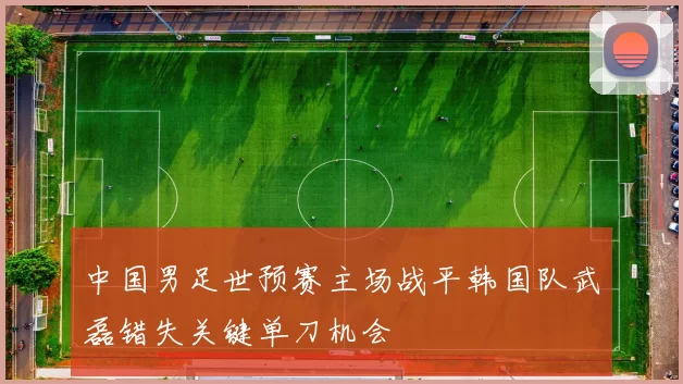 中国男足世预赛主场战平韩国队武磊错失关键单刀机会